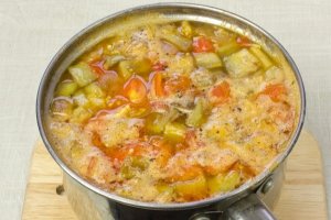 Вегетарианский суп-пюре из чечевицы