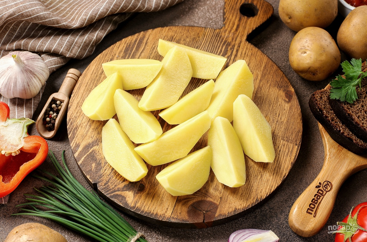 Как нарезать соломкой картошку