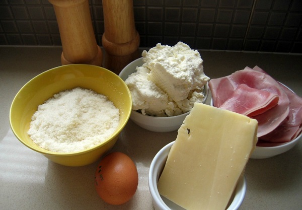 Рецепт Каннеллони с ветчиной и сыром
