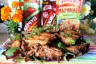 Лучший рецепт запеченных свиных рёбрышек с маринадом, аджикой и кетчупом