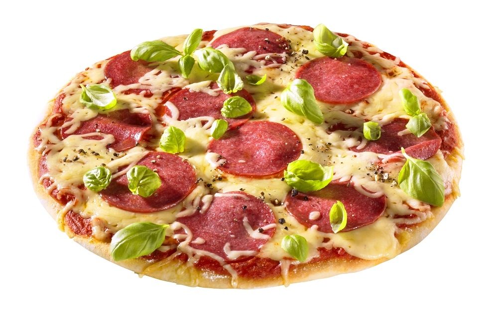 Рецепт Пицца с сырокопченой колбасой