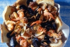 Суп из морепродуктов (Cacciucco alla livornese)
