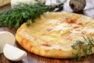 Осетинский пирог с творогом и сыром