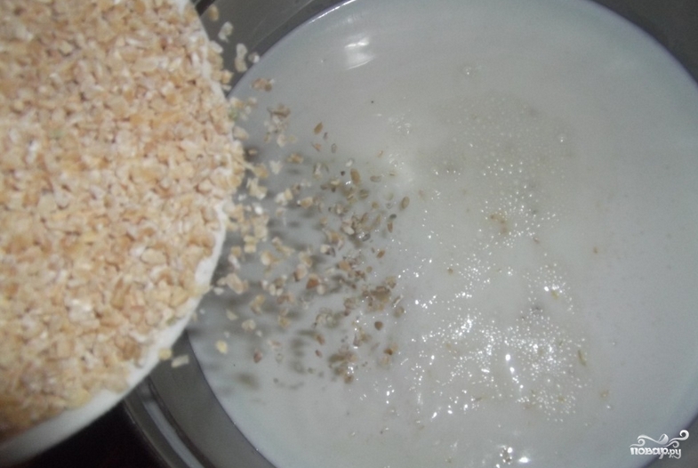 Пшеничная каша рецепт на молоке с фото пошагово