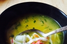 Суп с крабовыми палочками