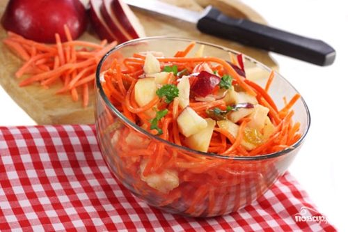 Рецепт Салат из моркови с маслом