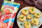 Фаршированные шляпки с кетчупом