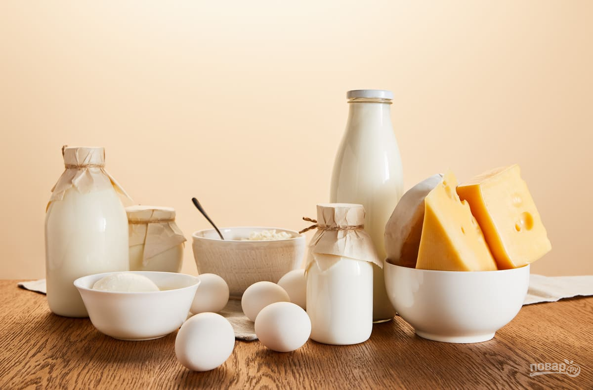 Продукты с кальцием