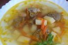Суп из фасоли с мясом