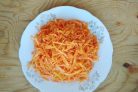Салат из кукурузы и моркови по-корейски