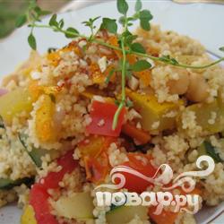 Рецепт 25-минутный овощной тунисский кус-кус