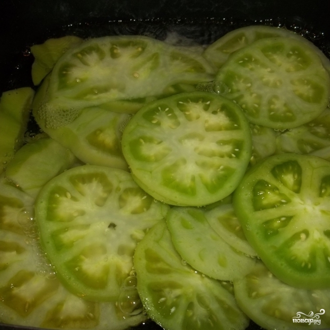 Рецепт Салат из зеленых помидоров