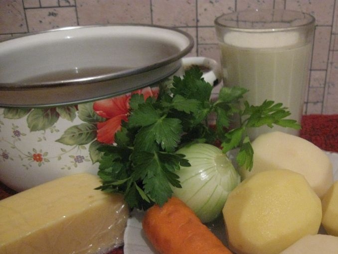 Рецепт Суп на грибном бульоне