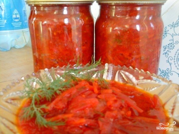 Рецепт Свекла с морковью на зиму