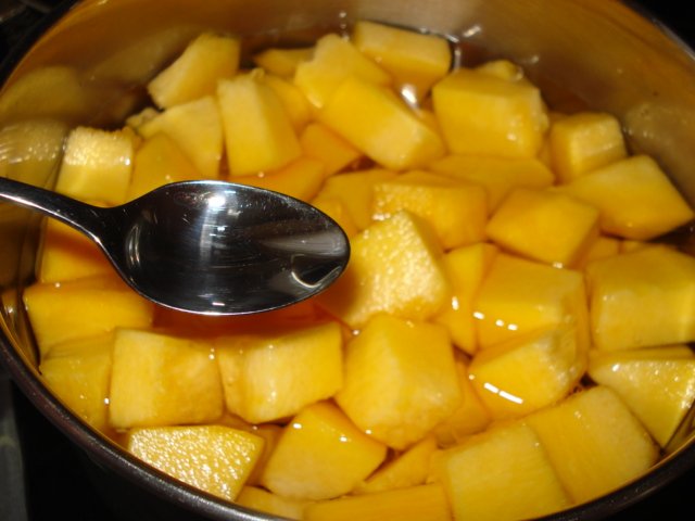 Рецепт Компот из тыквы с апельсином на зиму