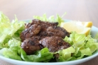 Куриная печень на сковороде