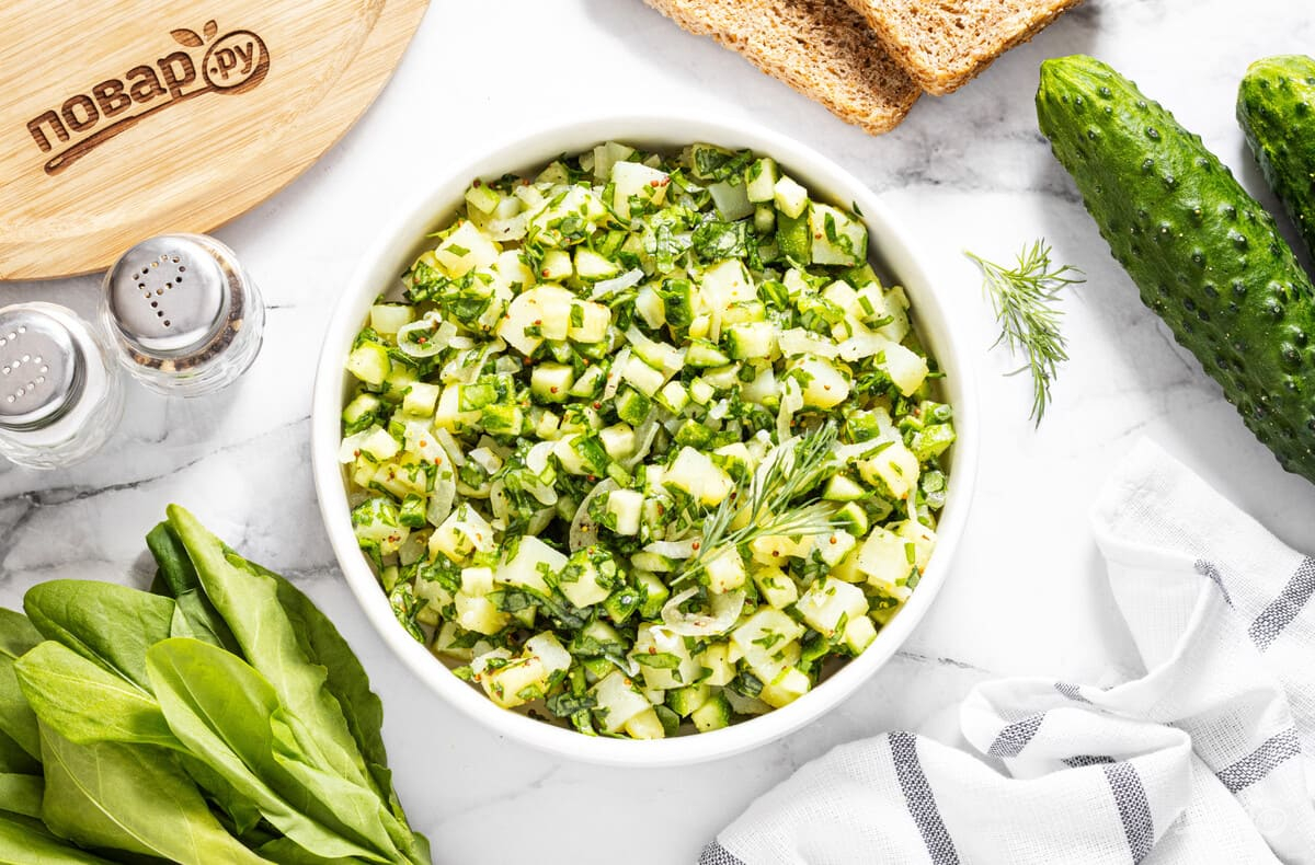 Салат с щавелем