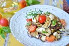 Сицилийский салат с баклажанами
