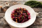 Салат из свеклы с кукурузой