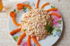 Салат с крабовыми палочками "Весёлый краб"