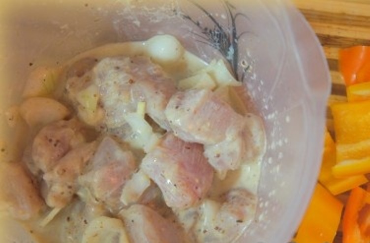Рецепт Курица на шпажках в духовке
