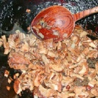 Рецепт Тушеная капуста с грибами