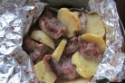 Свинина с картофелем в фольге