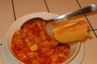Куриный суп с вермишелью по-итальянски