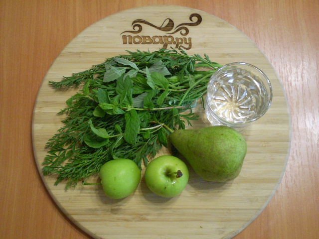 Рецепт Зеленый коктейль с яблоком