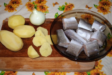 Рецепт Рыба с картошкой в фольге