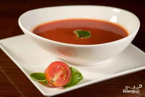 Рецепт Суп-пюре из свежих помидоров