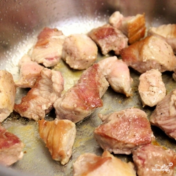 Рецепт Картофель тушёный с мясом