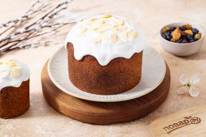 Кулич без дрожжей и яиц