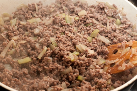 Рецепт Запеканка мясная с кабачками