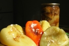 Перец жареный с чесноком