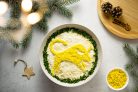 Вегетарианский салат на Новый год Быка