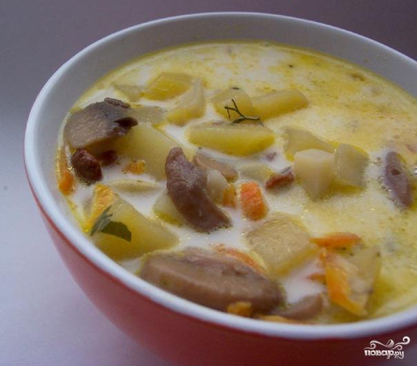 Рецепт Суп из сушеных грибов