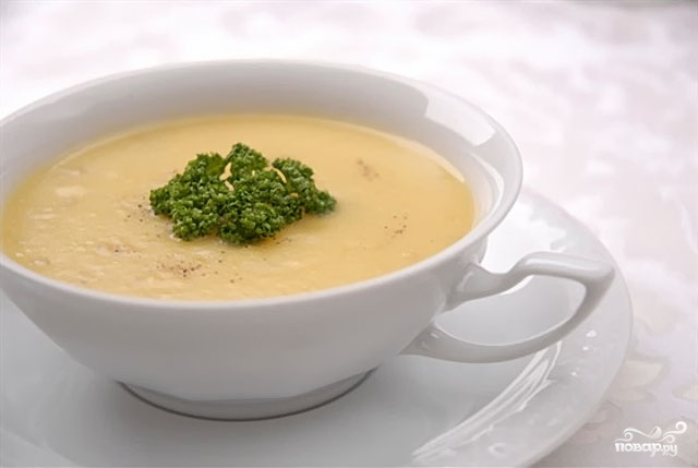 Рецепт Суп из брокколи со сливками