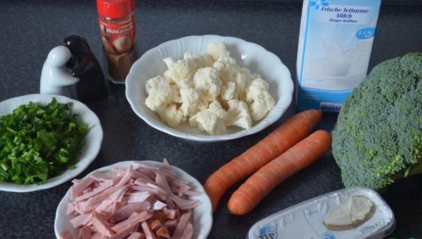 Рецепт Запеканка с колбасой