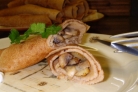 Блины, фаршированные грибами