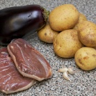 Рецепт Тушенная утка с баклажанами и картофелем
