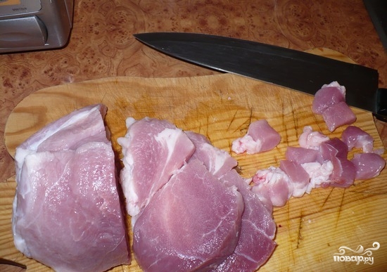 Рецепт Гречка со свининой в мультиварке