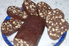 Колбаска из печенья и сгущенки