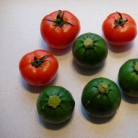 Рецепт Фаршированные помидоры и кабачки