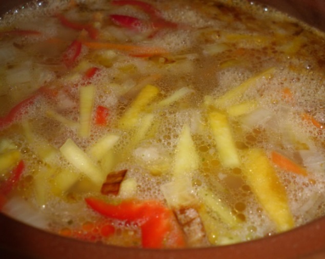 Вкусный суп из баранины  