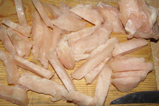 Рецепт Фрикасе из курицы с шампиньонами