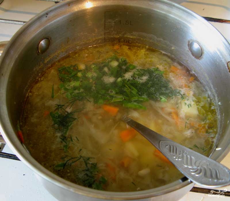 Суп с капустой