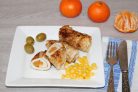 Куриные рулетики с мандарином