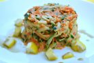 Салат из огурца и моркови