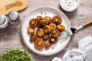 Грибы в аэрогриле